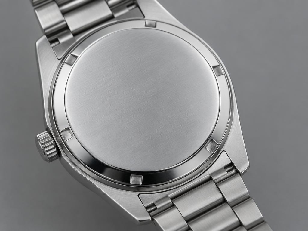 Condition photograph of the caseback